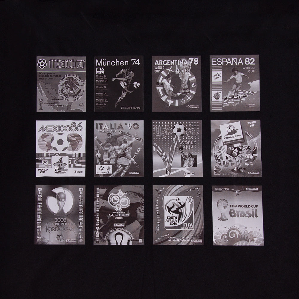 copa-classic-panini-fifa-collage-t-shirt-schwarz-herren image 2