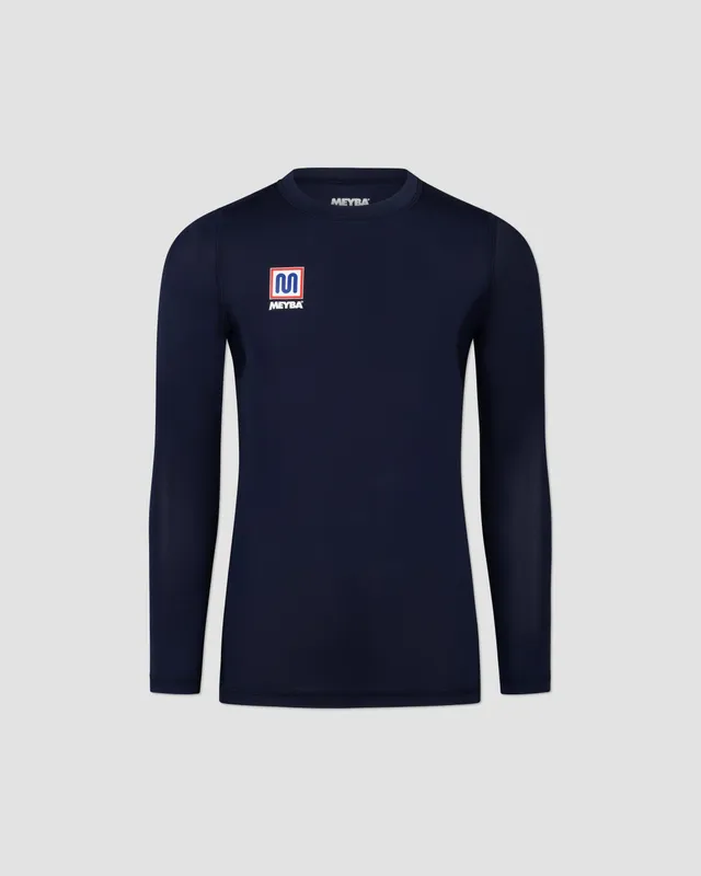meyba-youth-base-layer-langarmshirt-navy-kinder image 1