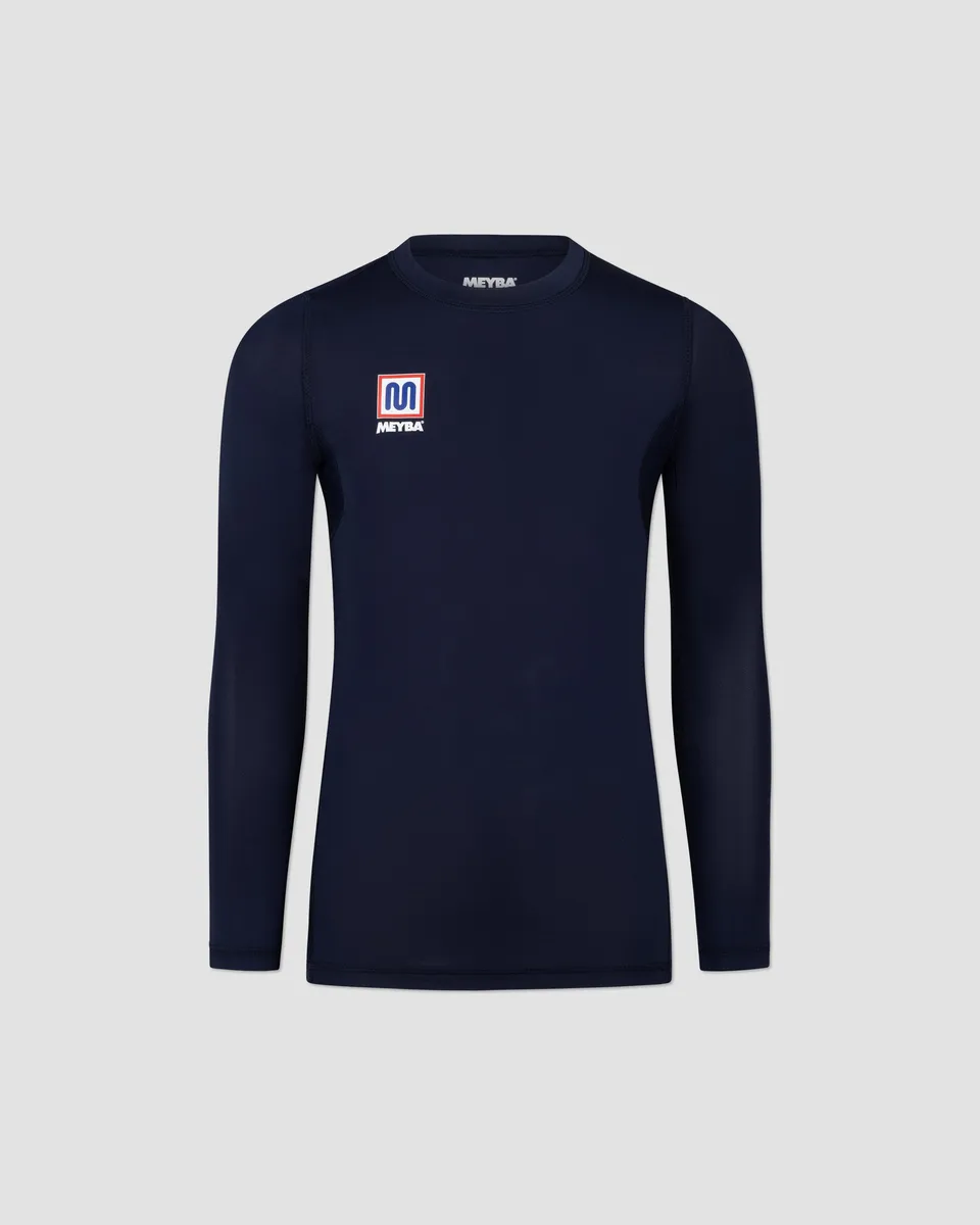 meyba-youth-base-layer-langarmshirt-navy-kinder image 1