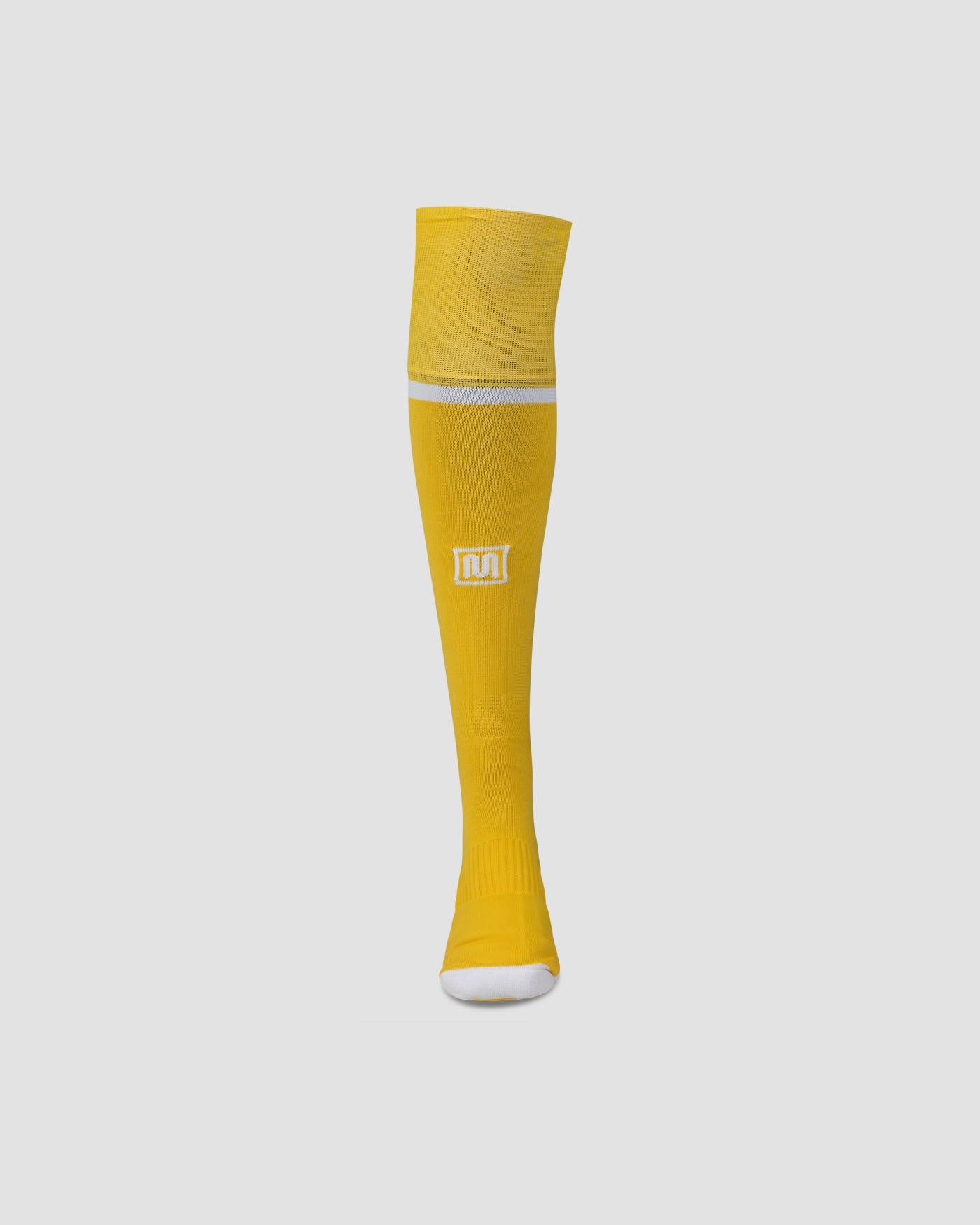 meyba-player-sock-mt9s21aa-fu-ballstutzen-gelb-wei image 2