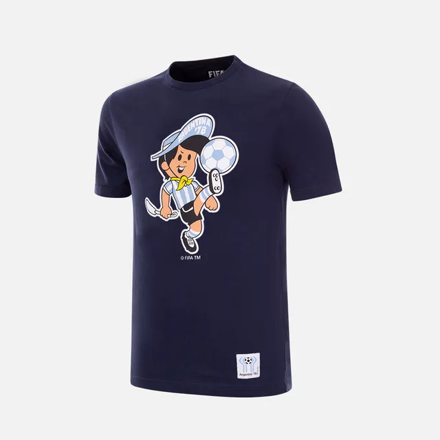 copa-kids-argentinien-1978-gauchito-t-shirt-blau-retro image 1