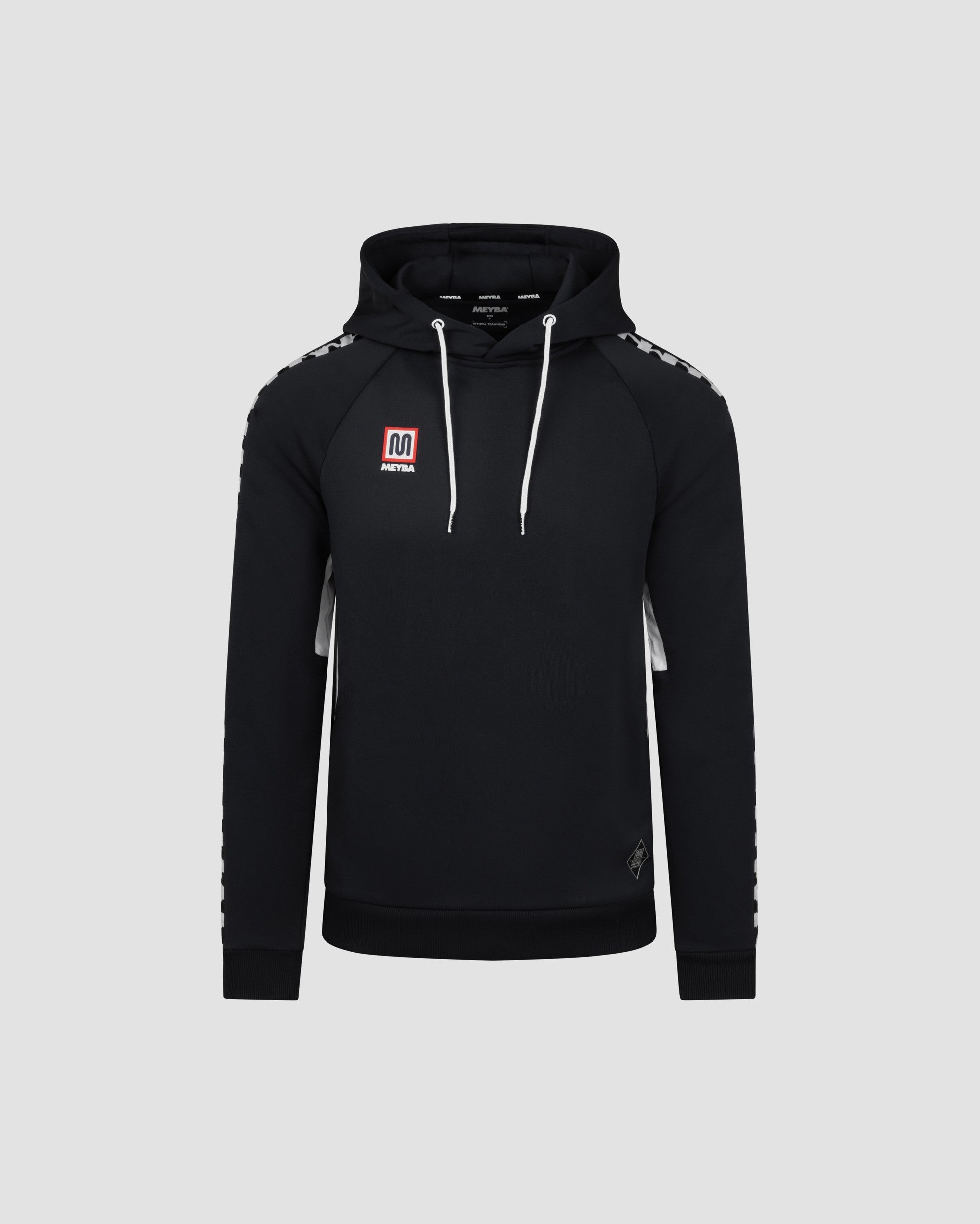 meyba-youth-motion-poly-hoodie-schwarz-fleece-kapuze image 1