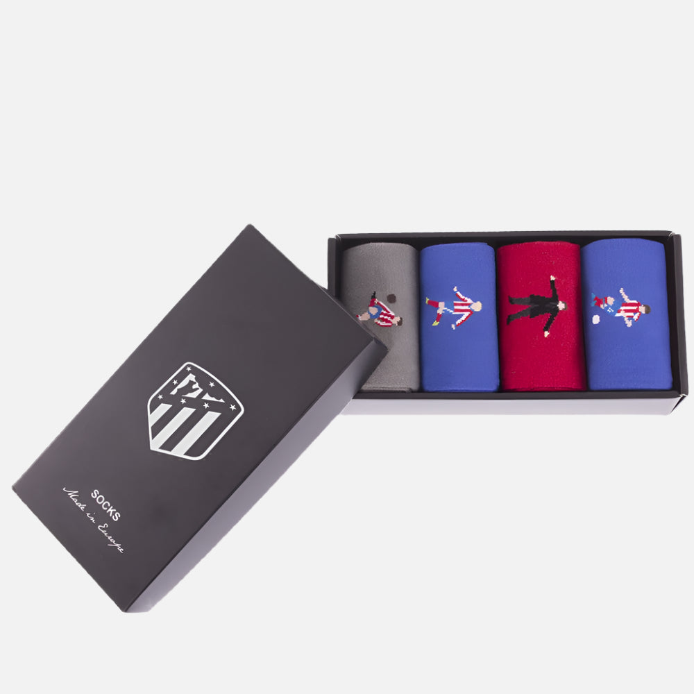 copa-classic-atletico-madrid-helden-casual-socken-set-schwarz image 2