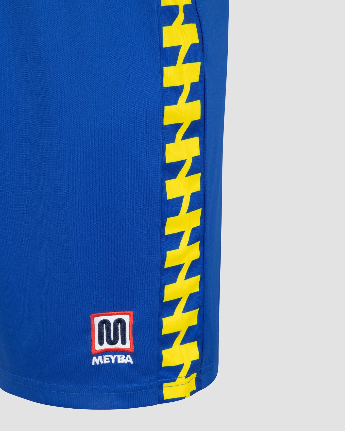 meyba-alpha-matchday-short-fussballhose-blue-yellow-polyester image 2