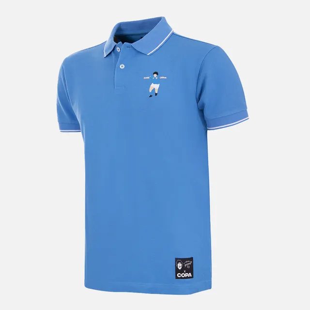 copa-classic-maradona-napoli-poloshirt-blau-regular-fit-herren image 1