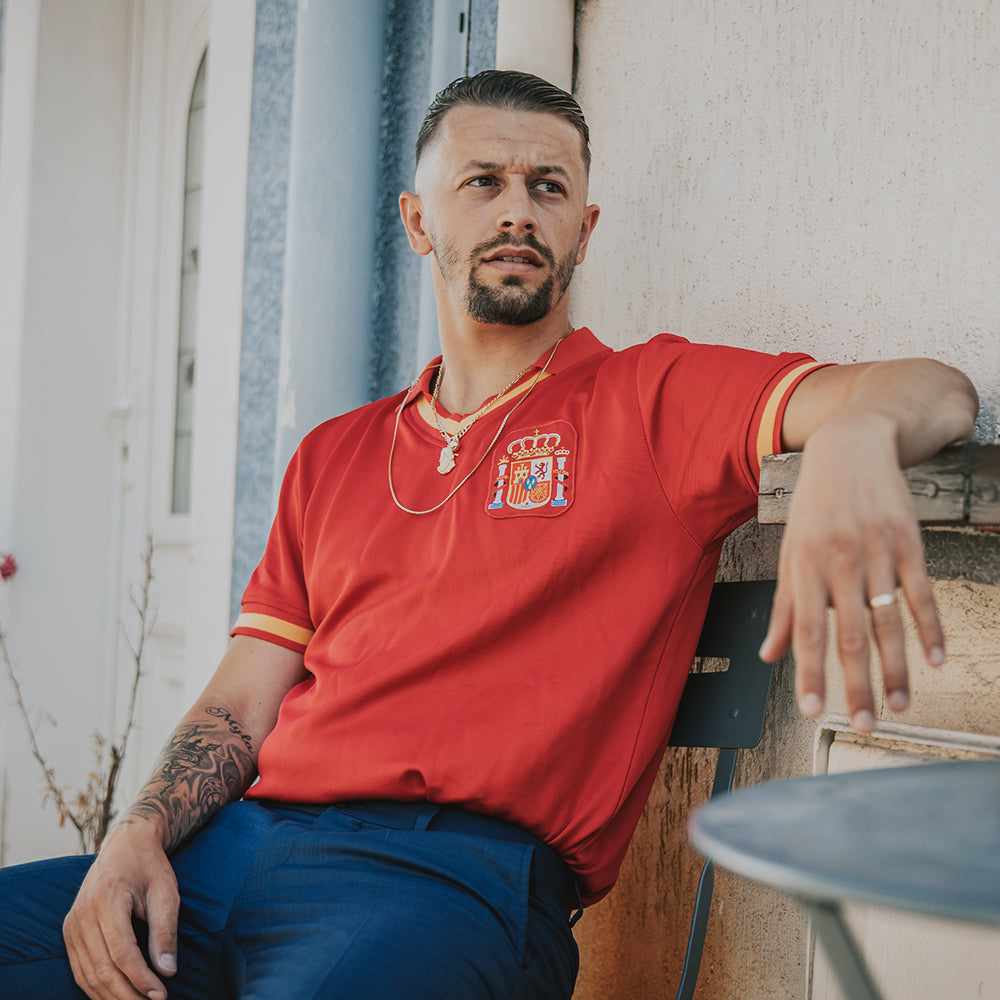 copa-retro-football-shirts-spanien-1988-trikot-rot-herren image 2