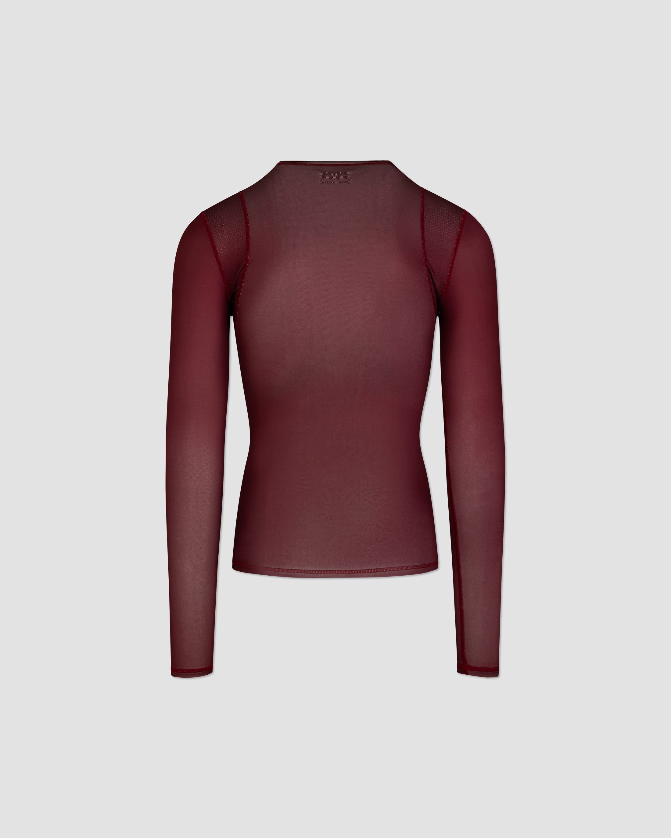 meyba-base-layer-langarmshirt-bordeauxrot-kompression image 5
