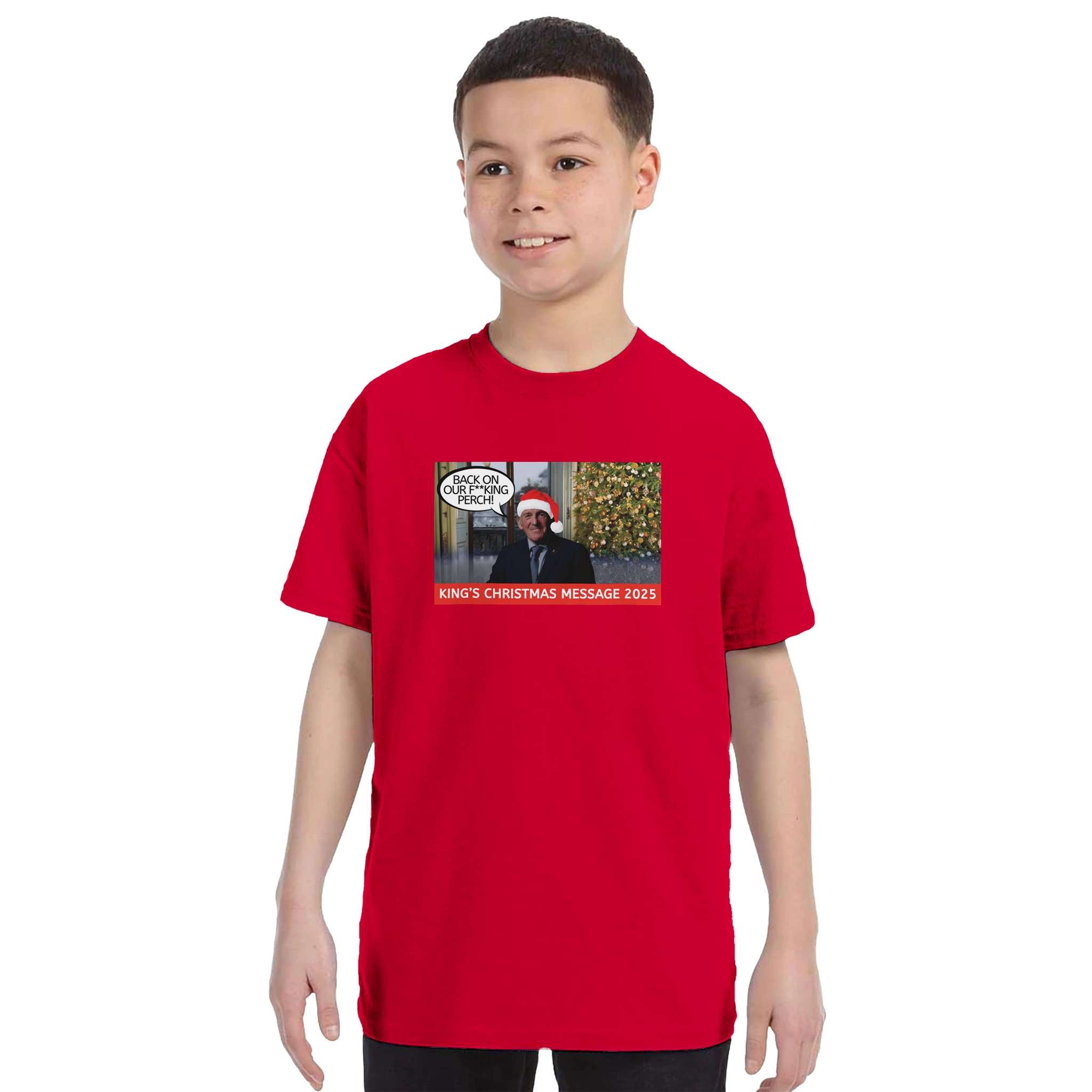 anfield-apparel-lfc-kids-back-on-our-perch-king-kenny-t-shirt image 1