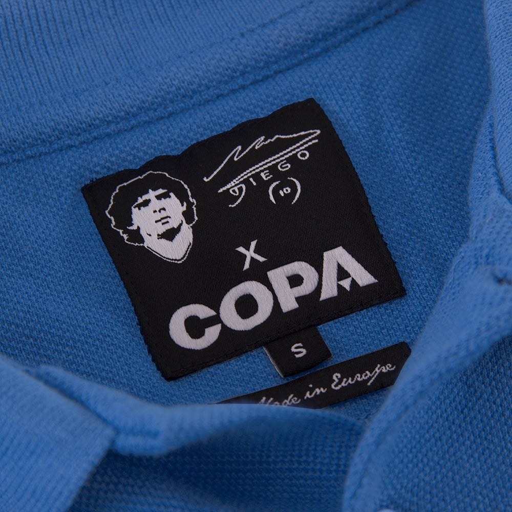 copa-classic-maradona-napoli-poloshirt-blau-regular-fit-herren image 4