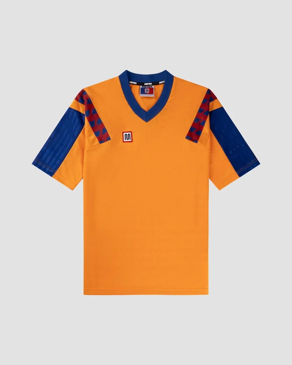meyba-blaugrana-away-91-92-trikot-orange-retro image 1