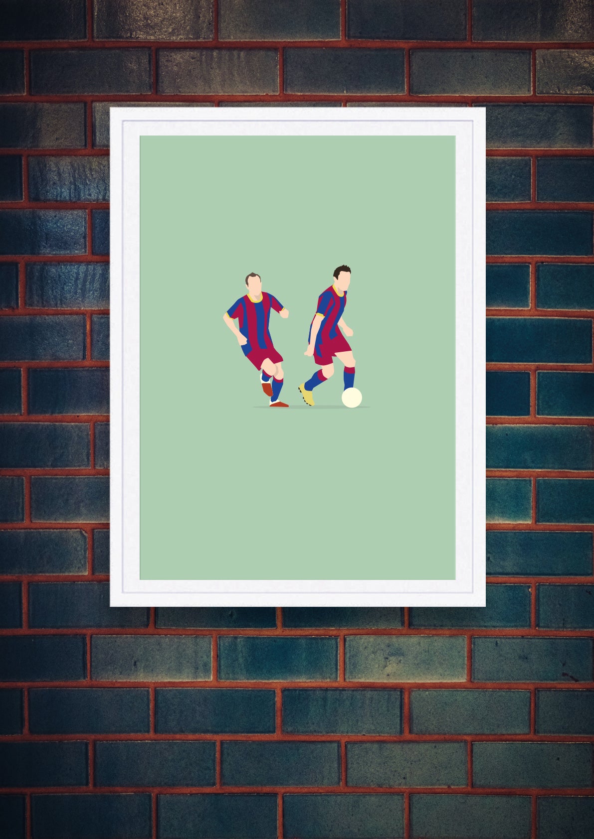 hands-of-god-prints-xavin-kunstdruck-a3-bar-a-xavi-iniesta image 2