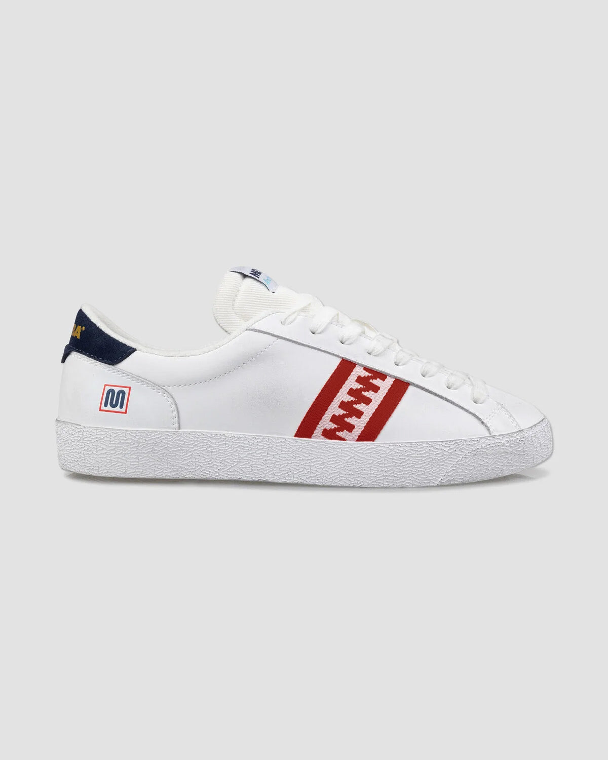 meyba-archivio-micro-leather-sneaker-wei-rot-leder image 1