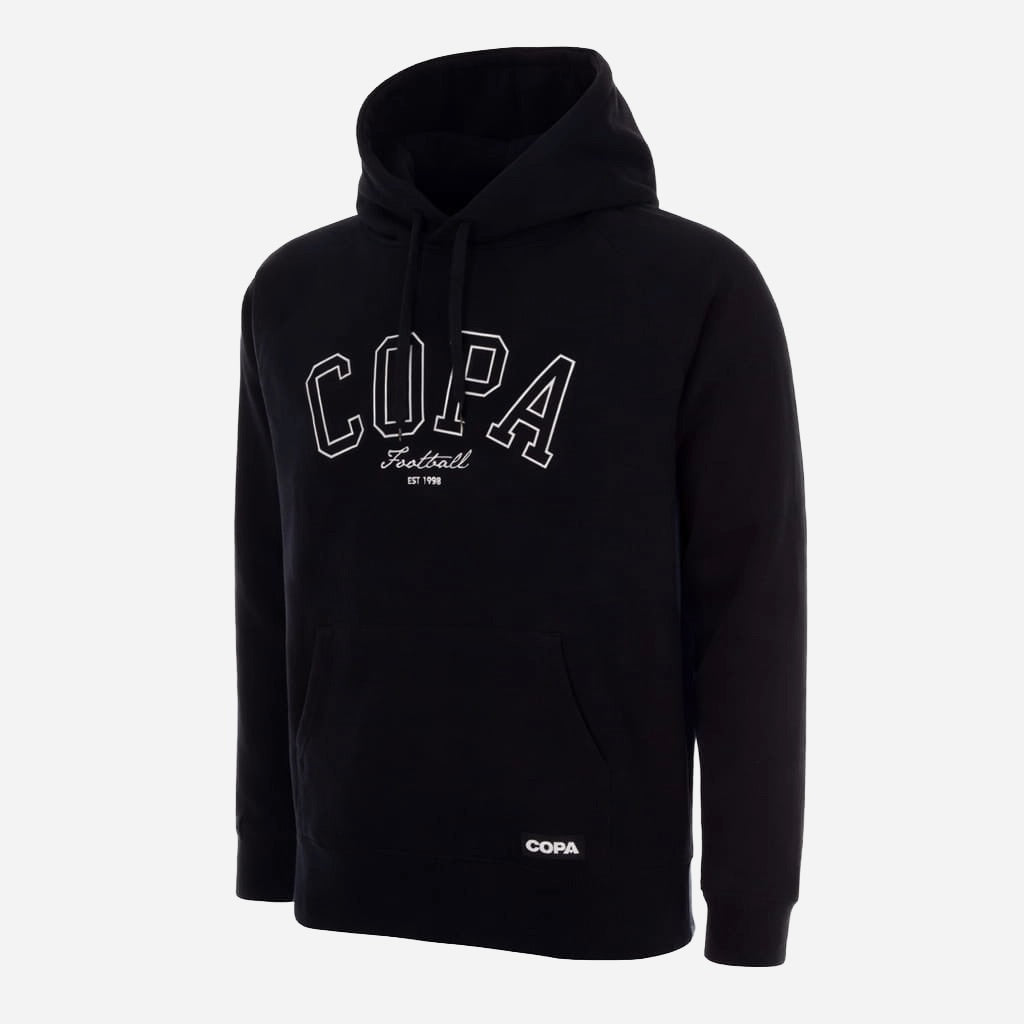 copa-classic-varsity-kapuzenpullover-hoodie-schwarz-baumwolle image 1