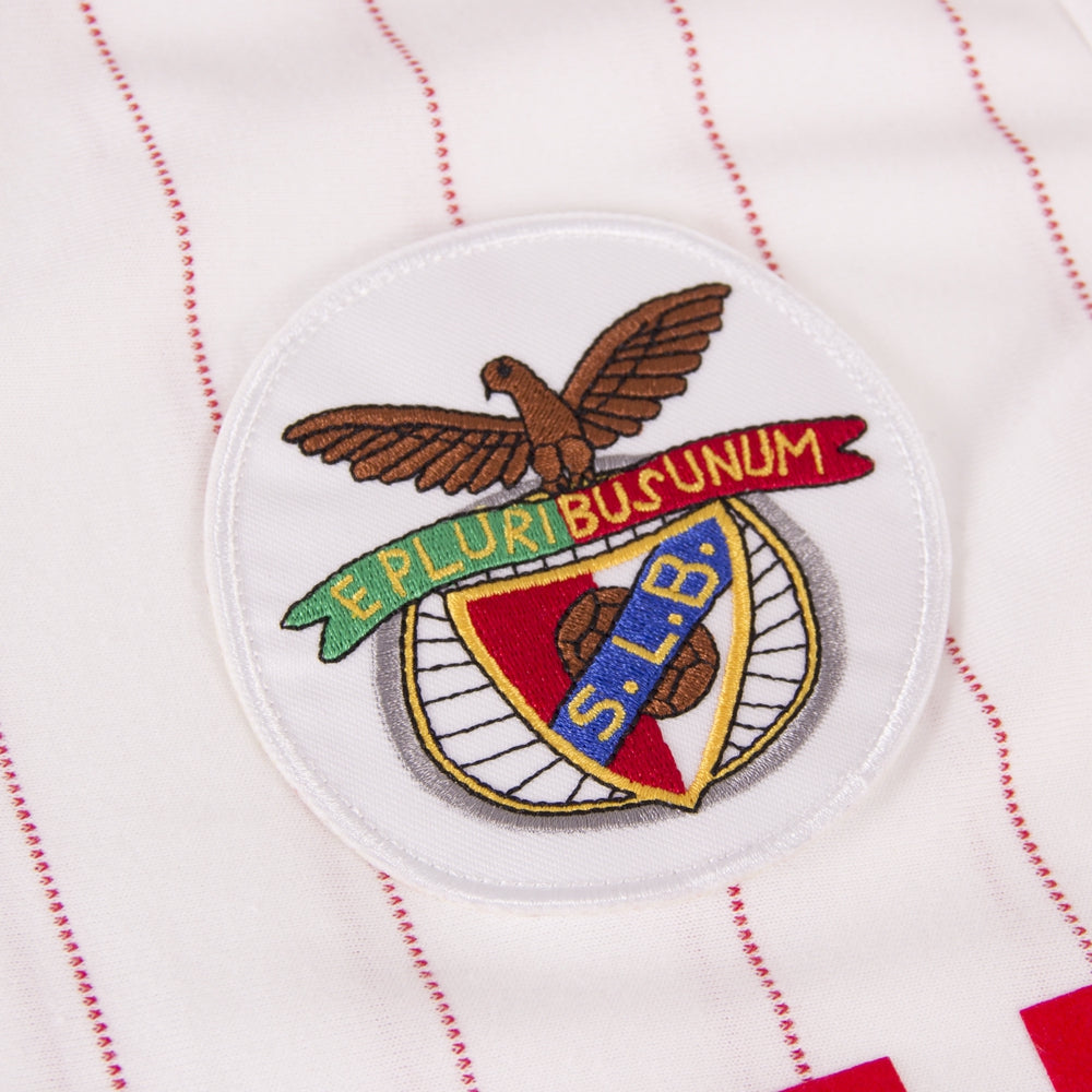 copa-sl-benfica-1985-86-retro-fu-balltrikot-wei-baumwolle image 4