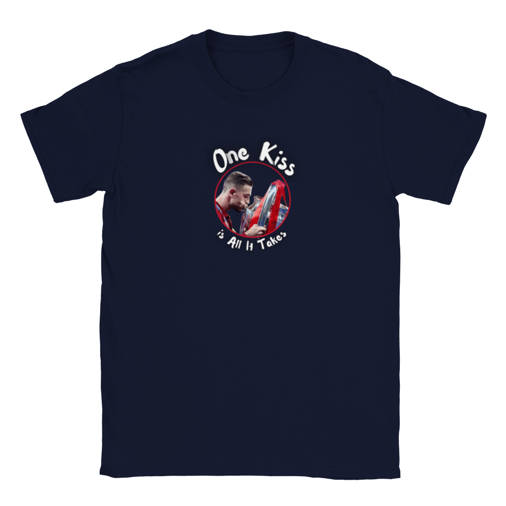 anfield-apparel-one-kiss-henderson-t-shirt-unisex-schwarz image 4