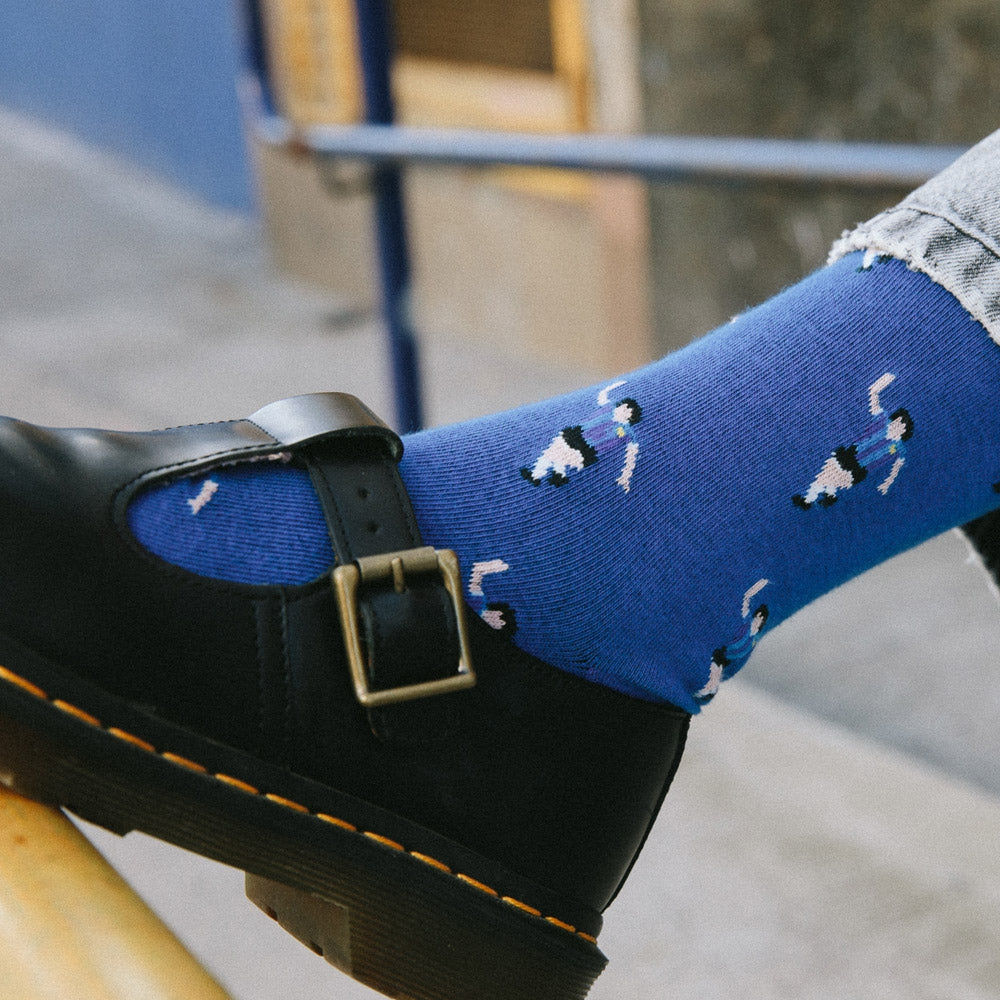 copa-classic-maradona-solo-goal-socken-blau-40-46 image 2