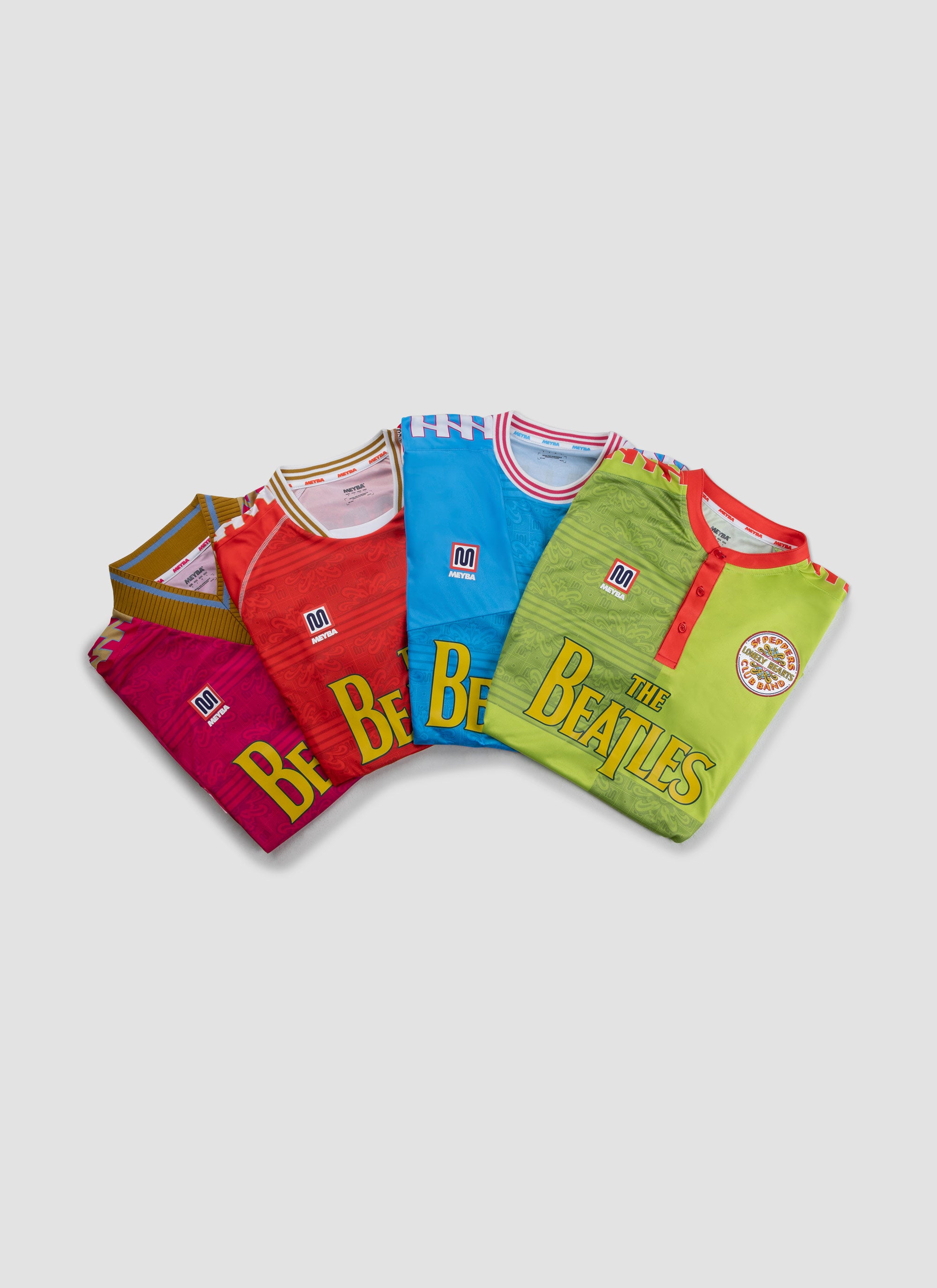 meyba-beatles-ma243078-t-shirt-4er-pack-bunt-logo image 1