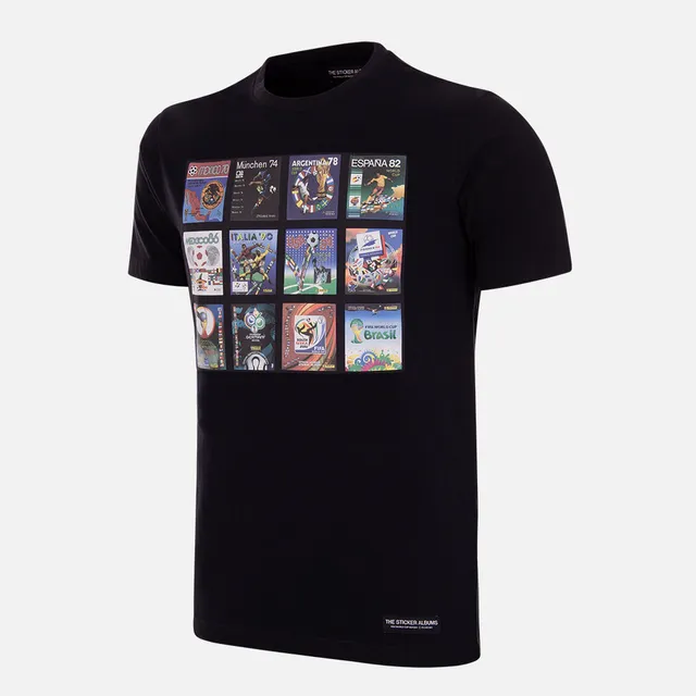 copa-classic-panini-fifa-weltmeister-collage-t-shirt-schwarz image 1