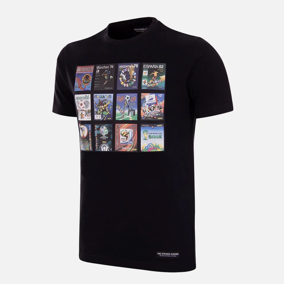 copa-classic-panini-fifa-weltmeister-collage-t-shirt-schwarz image 1
