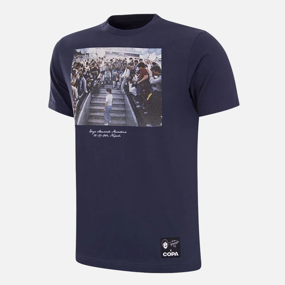 copa-classic-maradona-napoli-t-shirt-blau-herren image 1