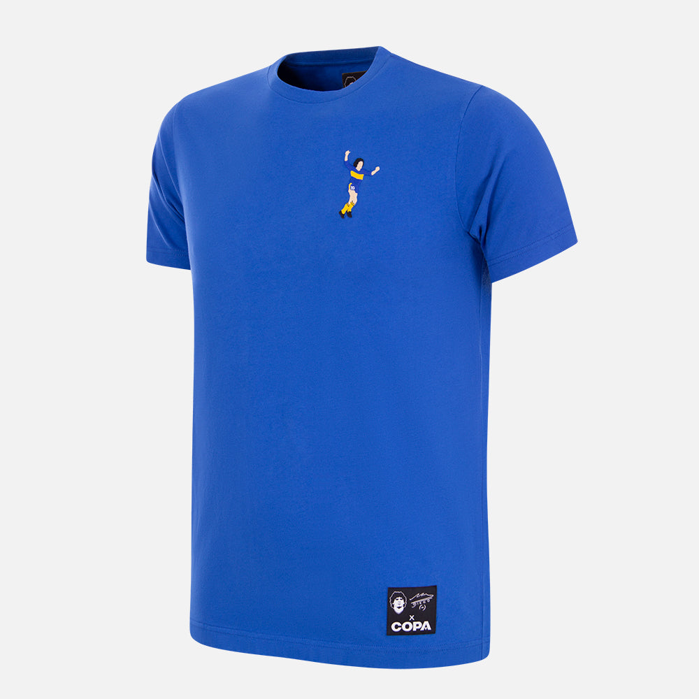 copa-maradona-x-copa-boca-t-shirt-stickerei-blau image 1