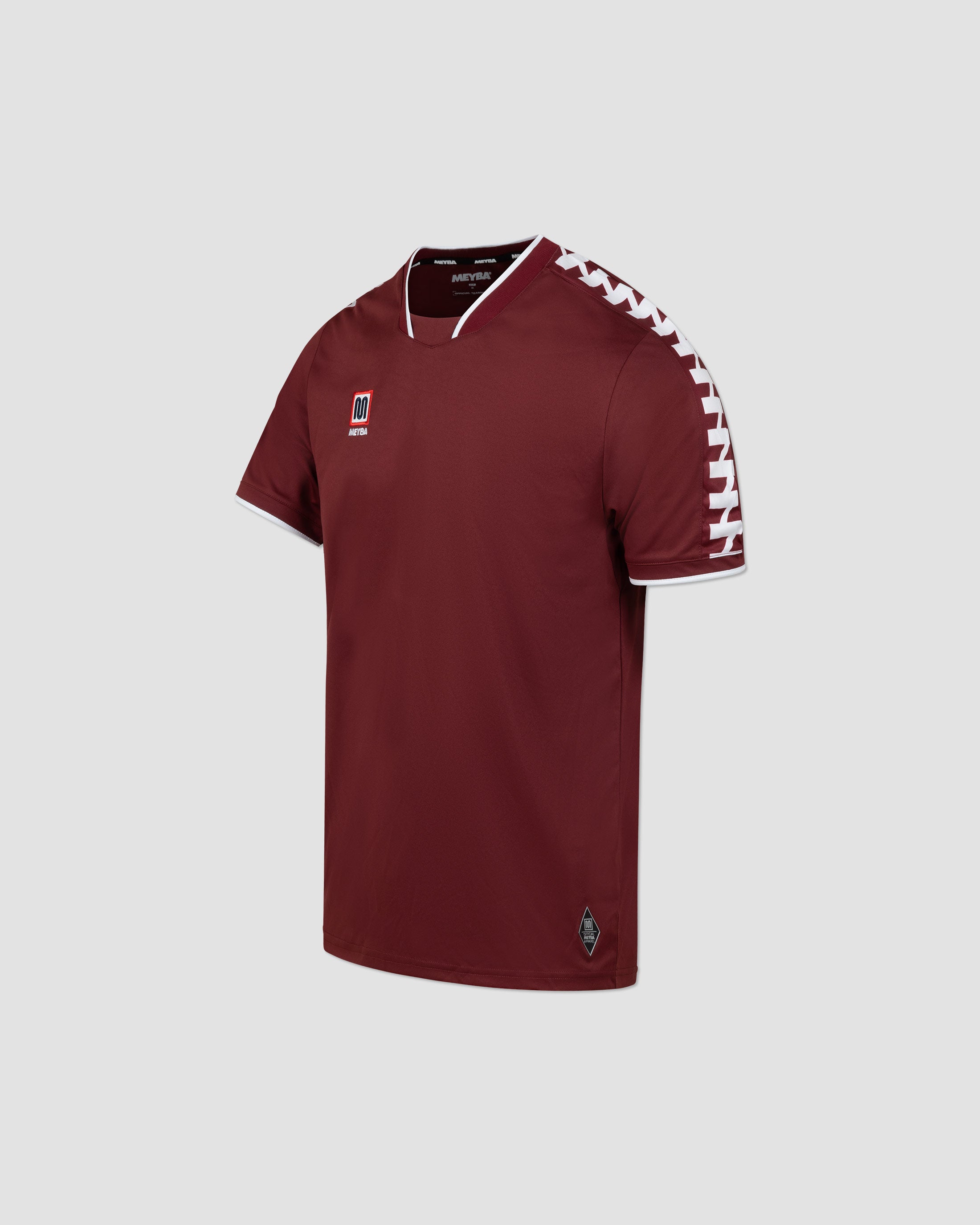 meyba-alpha-matchday-trikot-weinrot-wei-polyester image 3