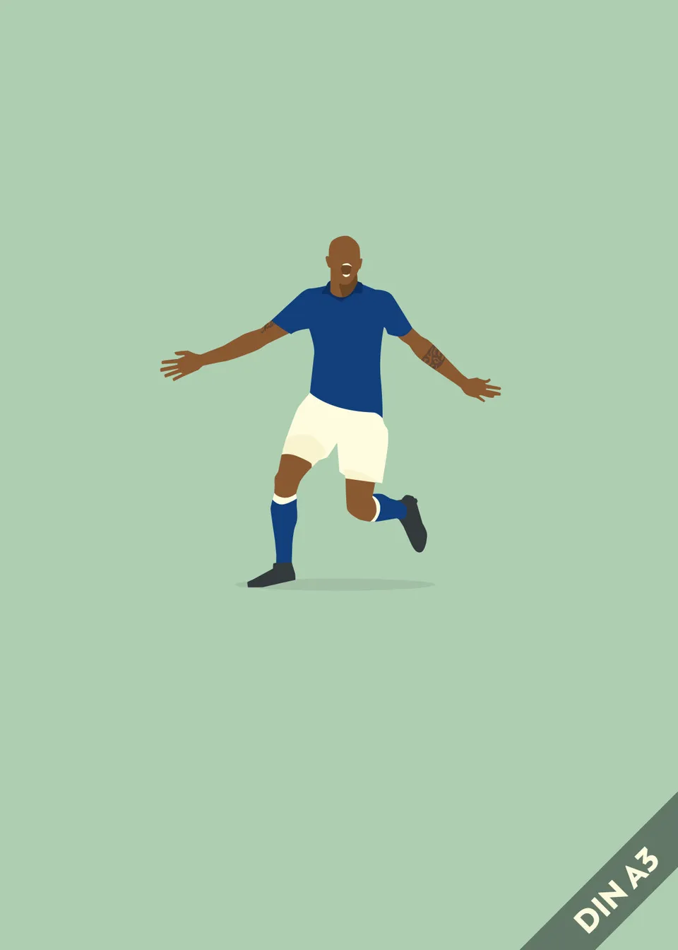 hands-of-god-prints-vier-zuuu-vier-kunstdruck-a3-schalke-derby image 1