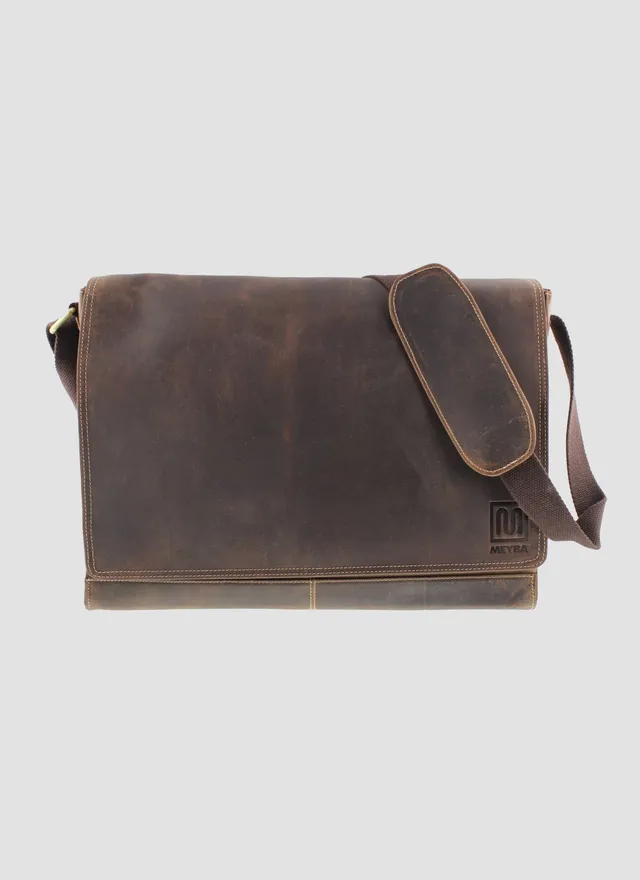 meyba-mb241032-laptoptasche-braun-leder-mit-logo-pr-gung image 1