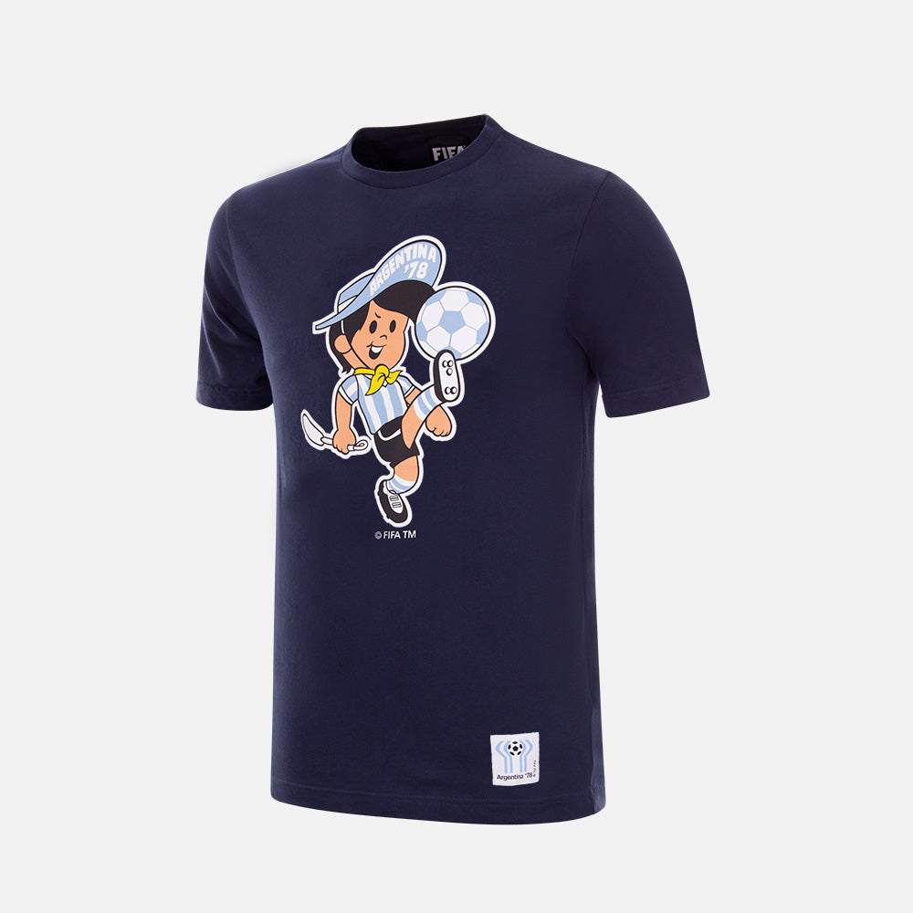copa-kids-argentinien-1978-gauchito-t-shirt-blau-retro image 1