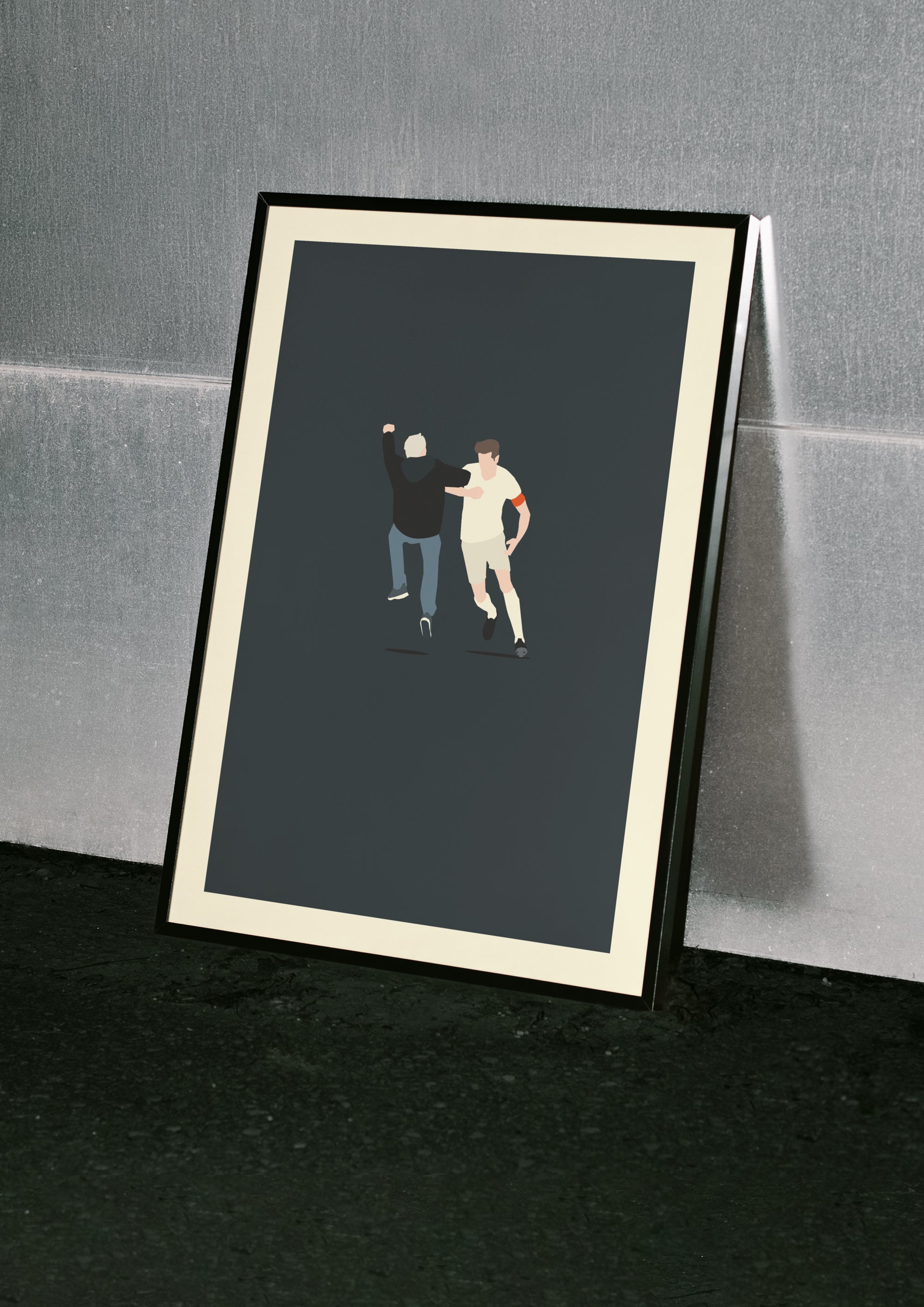 hands-of-god-body-check-kunstdruck-a3-eintracht-frankfurt image 1