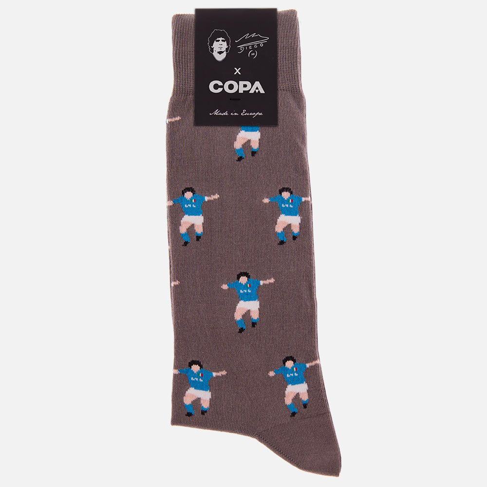 copa-classic-maradona-x-copa-napoli-socken-grau-40-46-herren image 3