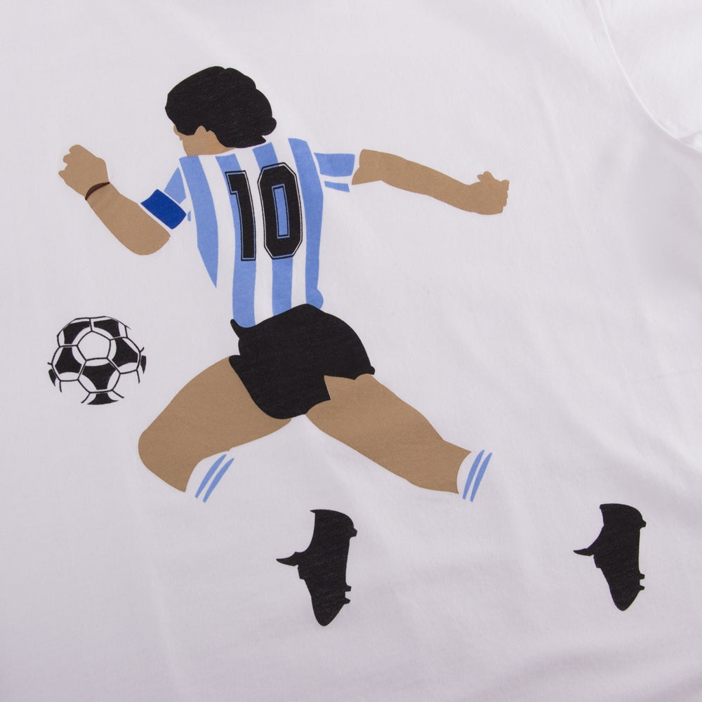 copa-classic-maradona-argentinien-grafik-t-shirt-wei image 3