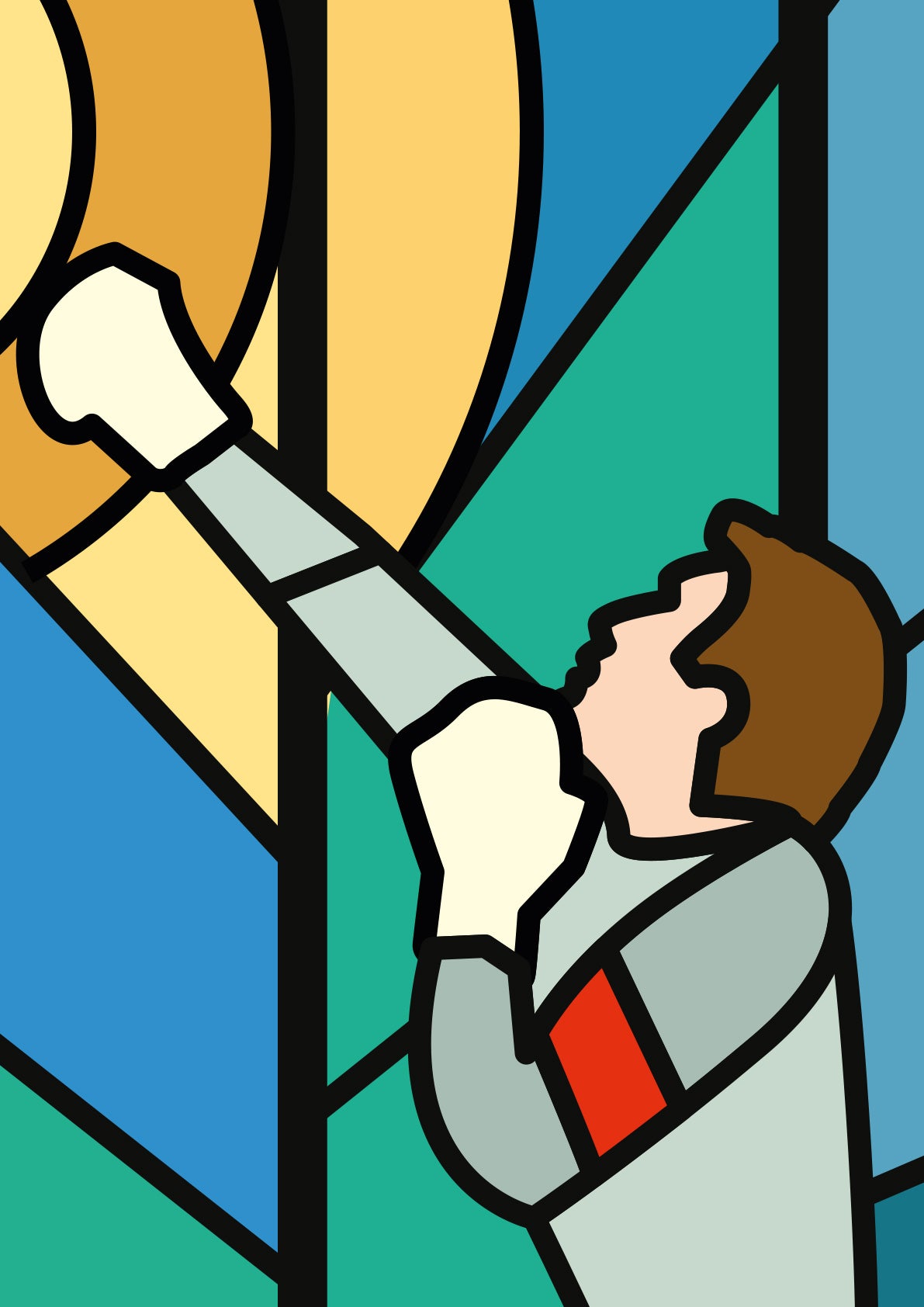 hands-of-god-holy-hand-i-cathedral-maradona-poster-50x70 image 6