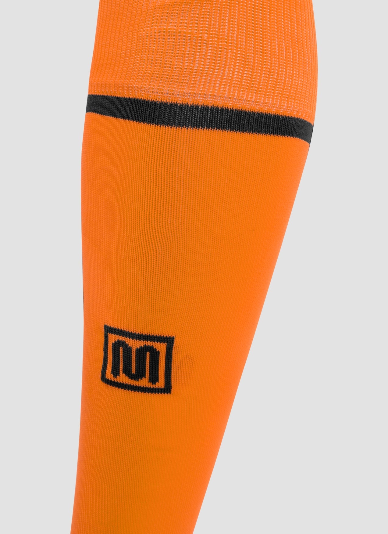 meyba-footless-football-sock-fu-ballstutzen-orange-schwarz image 3