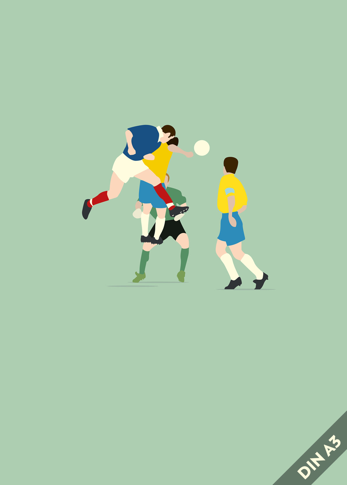 hands-of-god-prints-zizou-kunstdruck-a3-zidane-wm-1998 image 1