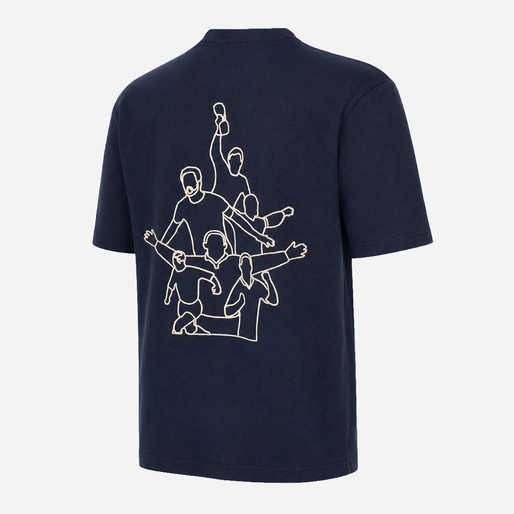 copa-classic-england-legends-t-shirt-bestickt-marineblau image 3