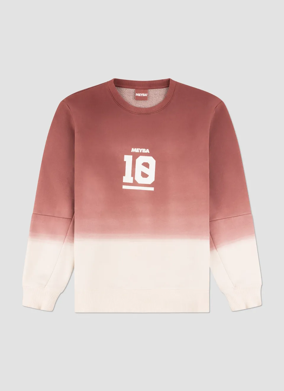 meyba-10-dip-dye-sweat-ma243032-sweatshirt-pink-white image 1