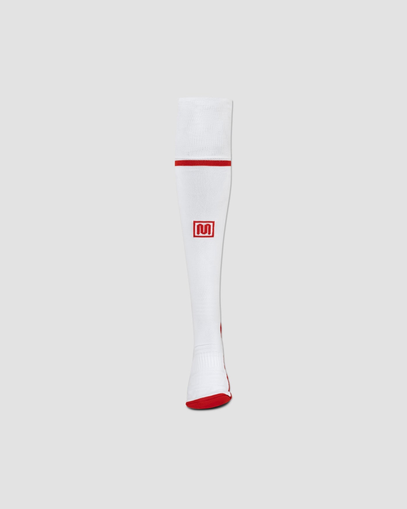 meyba-player-sock-fu-ballstutzen-wei-rot image 2