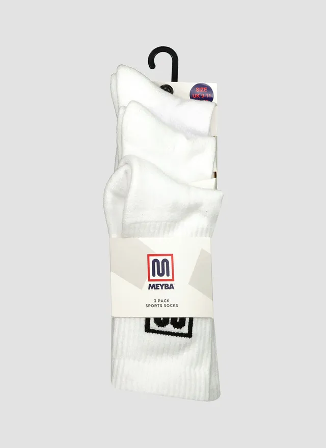 meyba-3-pack-mey005a-trainingssocken-wei-3-paar image 1