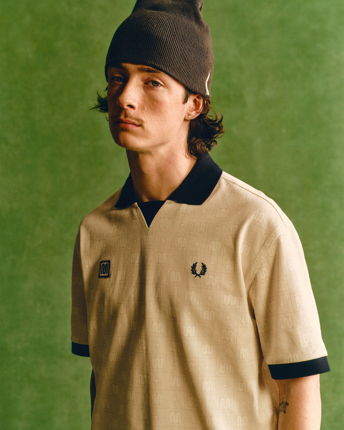 meyba-x-fred-perry-printed-polo-sm2161-polo-off-white-pique image 6