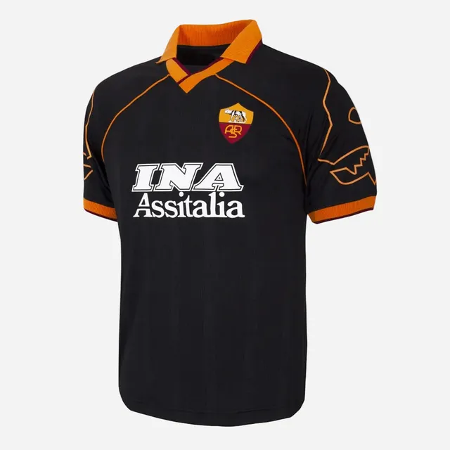 copa-retro-football-shirts-as-roma-1999-00-drittes-trikot-schwarz image 1