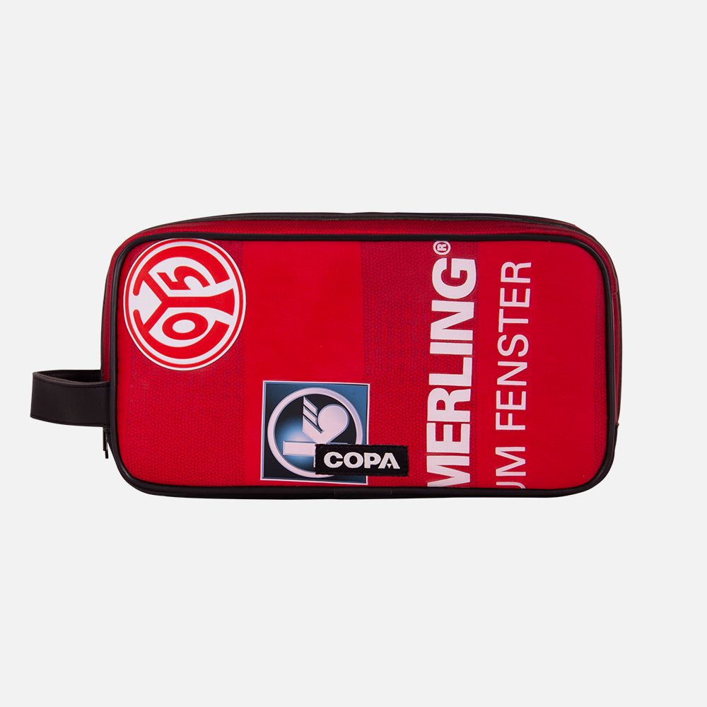 copa-classic-recycled-toiletry-bag-kulturbeutel-rot-unikat image 1