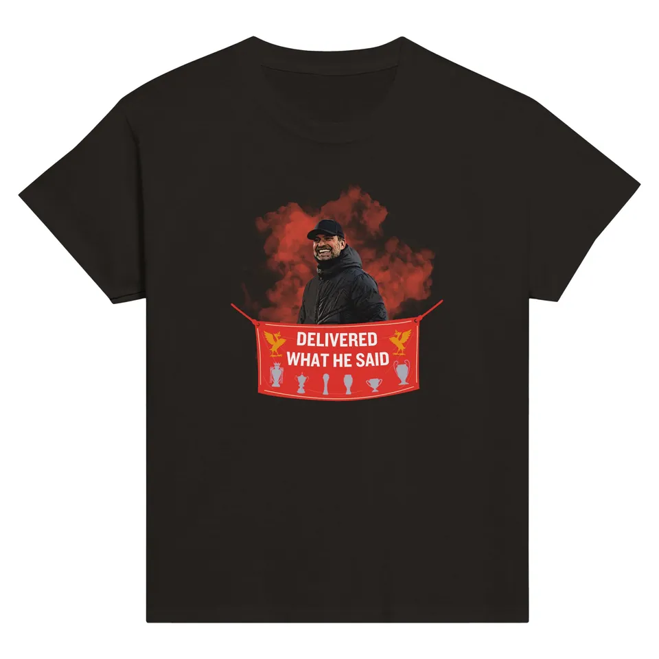 anfield-apparel-klopp-delivered-kinder-t-shirt-baumwolle image 1