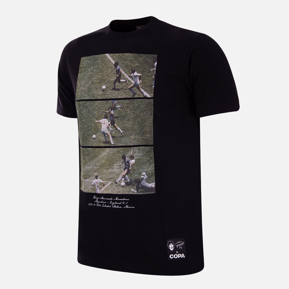 copa-classic-maradona-x-copa-1986-solo-goal-t-shirt-schwarz image 1