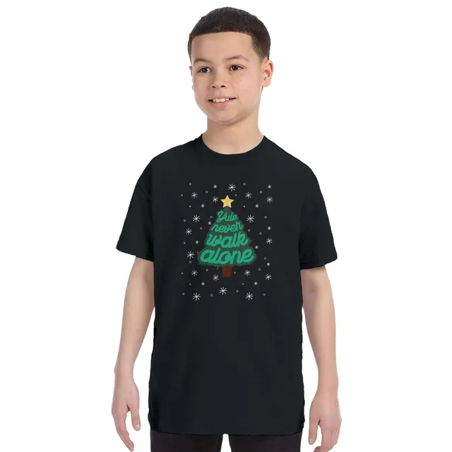 anfield-apparel-yule-never-walk-alone-kinder-t-shirt-weihnachten image 1