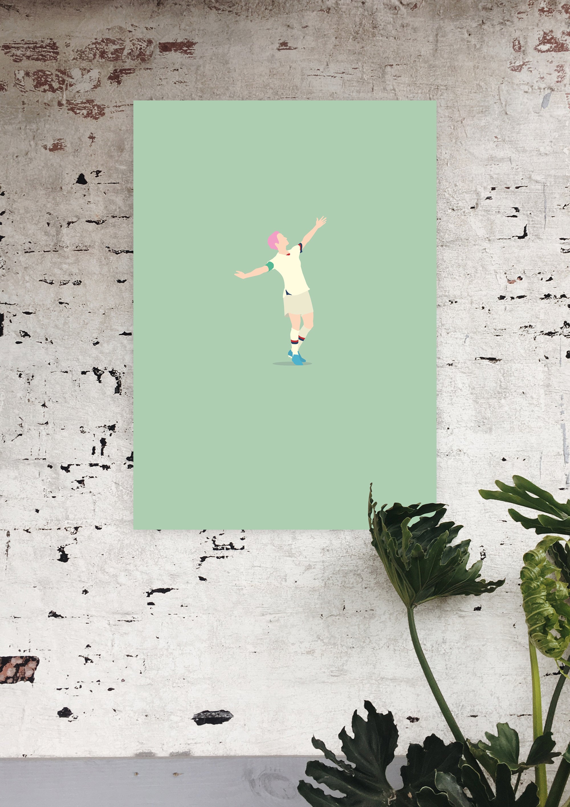 hands-of-god-mega-megan-kunstdruck-a3-rapinoe-usa image 2