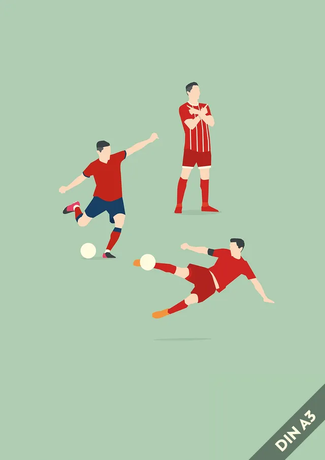 hands-of-god-rekordj-ger-kunstdruck-a3-lewandowski-bayern image 1