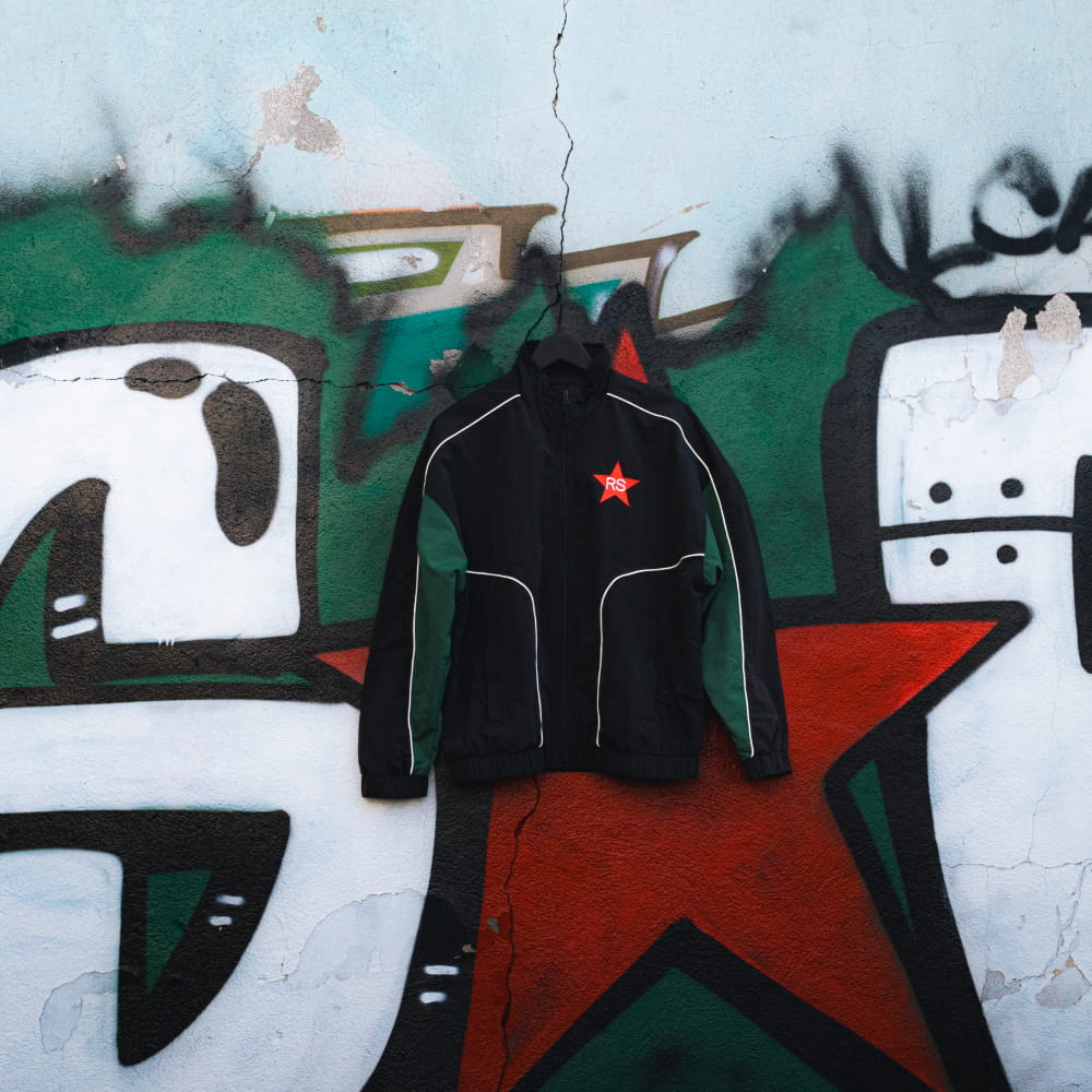 copa-classic-retro-red-star-fc-1990s-fu-balljacke-schwarz-nylon image 2