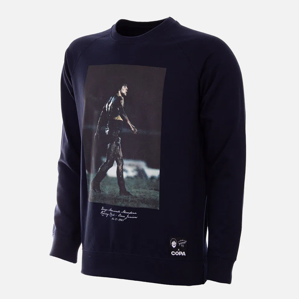 copa-classic-sweaters-maradona-muddy-pitch-pullover-marine-blau-baumwolle image 1