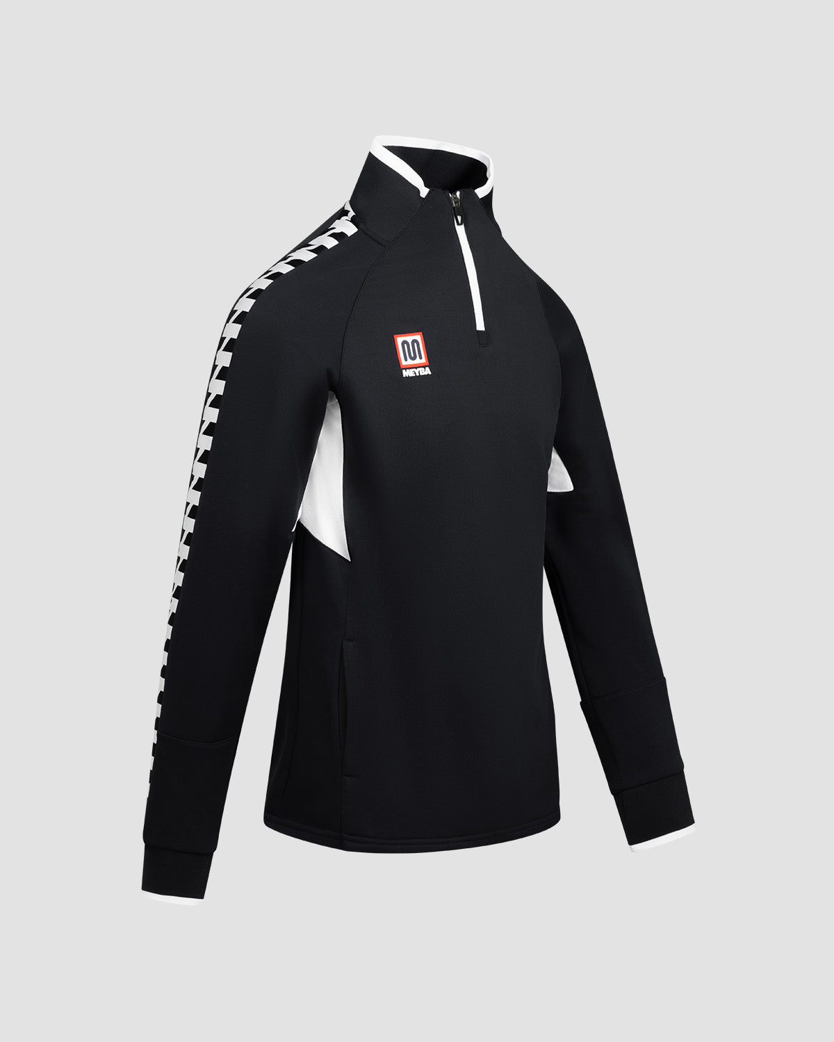 meyba-motion-half-zip-sweat-pullover-schwarz image 2